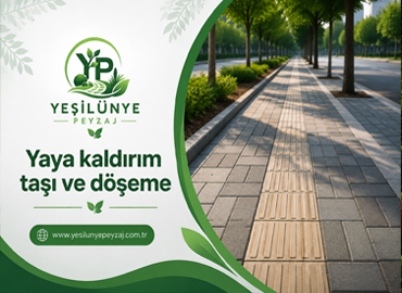 Yaya kaldırım taşı ve döşeme